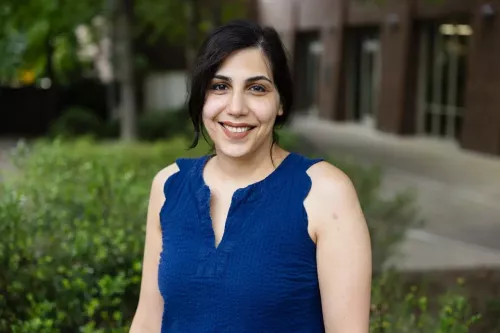 Headshot of Negin Alemazkoor, assistant professor of civil and environmental engineering.