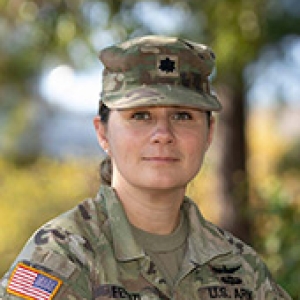 Headshot of  Lt. Col Elizabeth Eaton-Ferenzi 