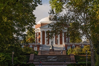 Front view of UVA's Rotunda
